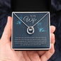 Lucky In Love Necklace - For Wife From Husband