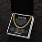Cuban Link Chain - For Son From Dad