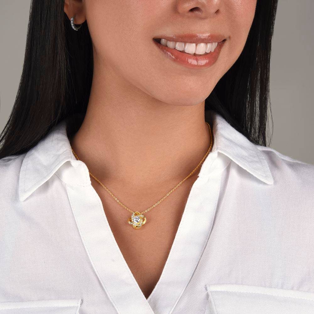 Love Knot Necklace - For Mom