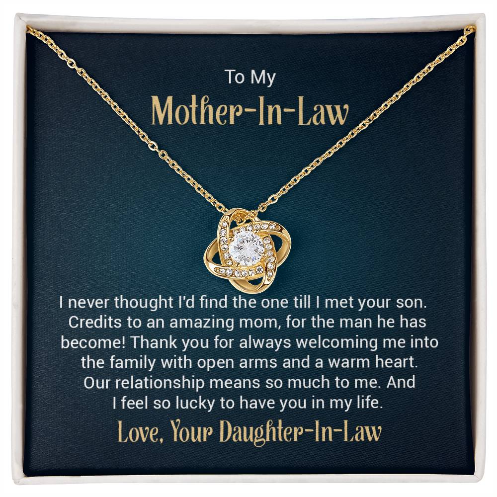 Love Knot Necklace - For Mother-in-Law