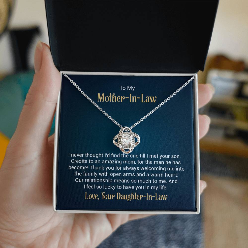 Love Knot Necklace - For Mother-in-Law
