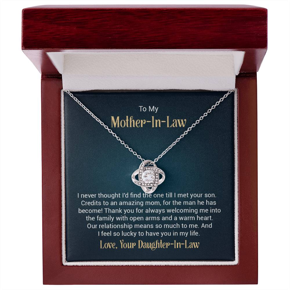 Love Knot Necklace - For Mother-in-Law